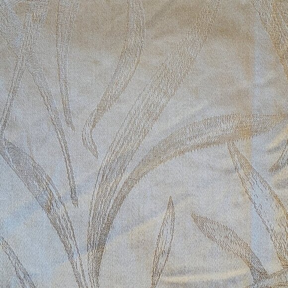Frette Italy Standard Pillow Shams Taupe Leaf Pattern For Plump Pillows Set Of 4 - Picture 3 of 5